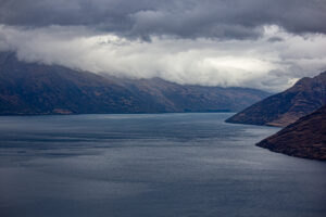 Lake Wakatipu in Nuova Zelanda