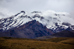 Monte Tongariro nel Tongariro National Park in Nuova Zelanda