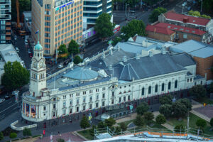 Nuova Zelanda, cista aerea della città di Auckland